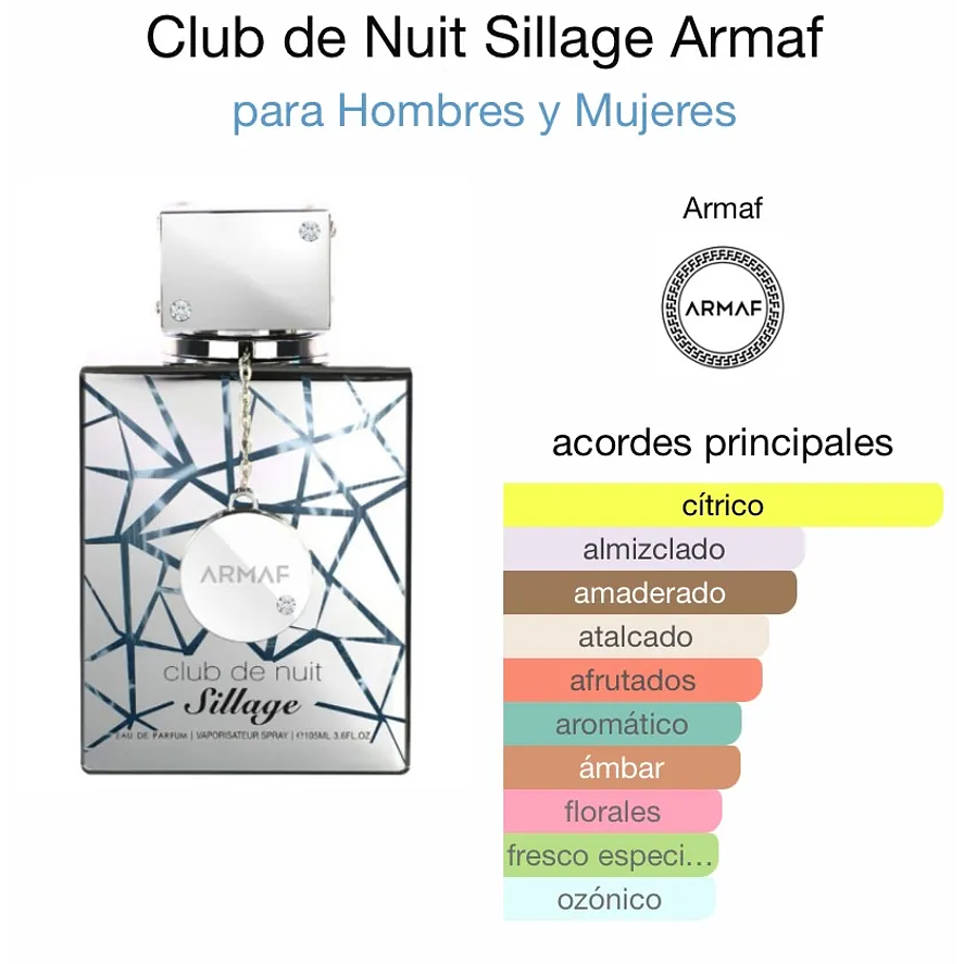 Armaf Club De Nuit Sillage 105ml Hombre 3