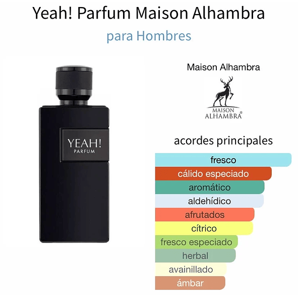Maison Alhambra Yeah! Man Parfum 100ml Hombre 3