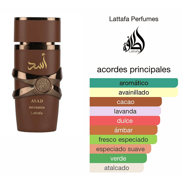Lattafa Asad Bourbon 100ml Hombre 6