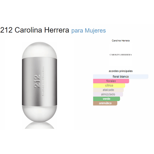 Perfume Carolina Herrera 212 NYC edt 100ml Mujer 5
