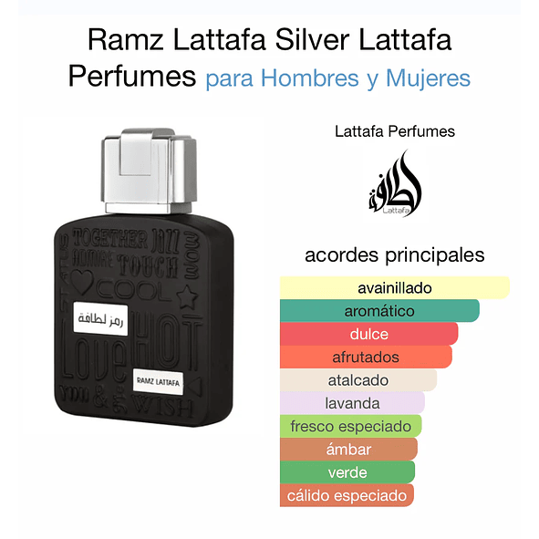 Lattafa Ramz Silver 100 Ml Hombre 3