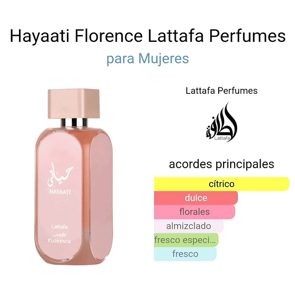 Lattafa Hayaati Florence 100ml Mujer 3