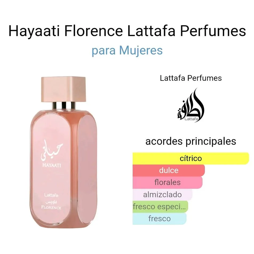 Lattafa Hayaati Florence 100ml Mujer 3