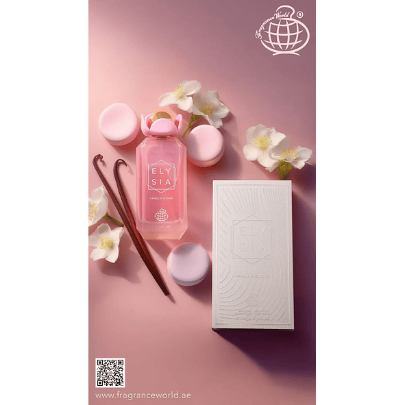 Fragance World Elysia Vanilla Sugar Edp 100ml Mujer 3