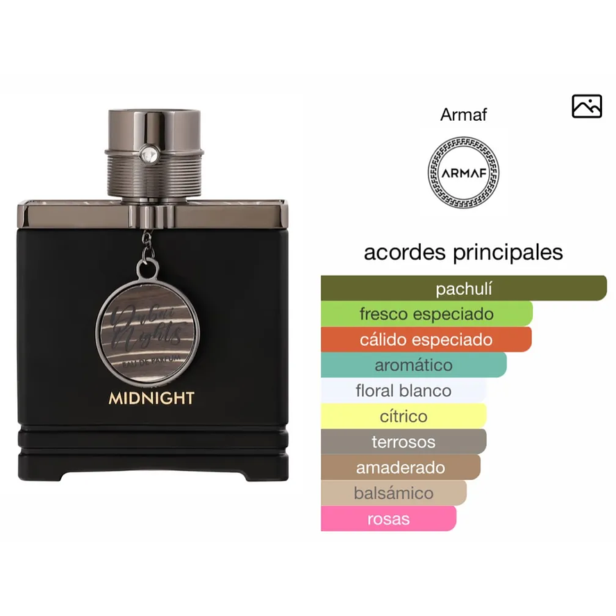 Armaf Dubai Nights Midnight 100ml Hombre 3