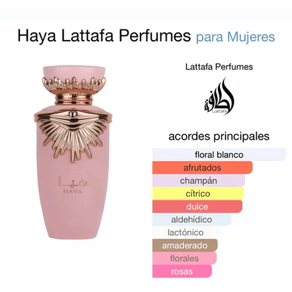 Lattafa Haya Edp 100ml Mujer 3