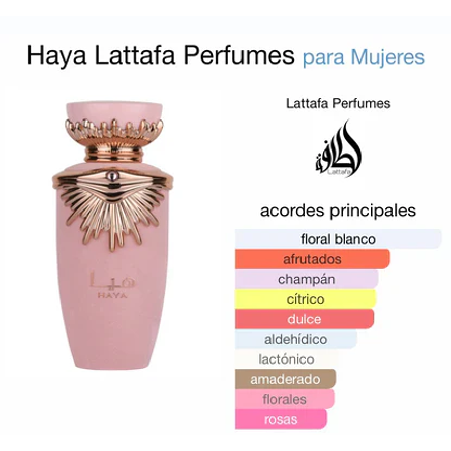 Lattafa Haya Edp 100ml Mujer 3