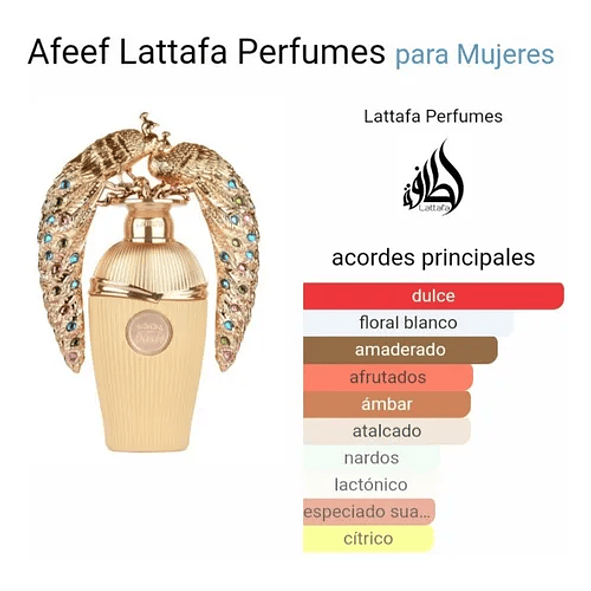 Lattafa Afeef 100ml Mujer 3