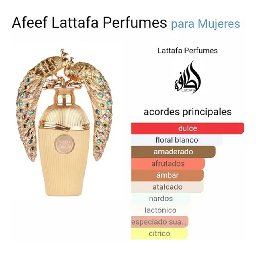 Lattafa Afeef 100ml Mujer 3