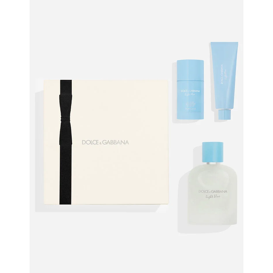 Dolce & Gabbana Estuche Light Blue Pour Homme 100ml + 50ml + 75g Hombre 3