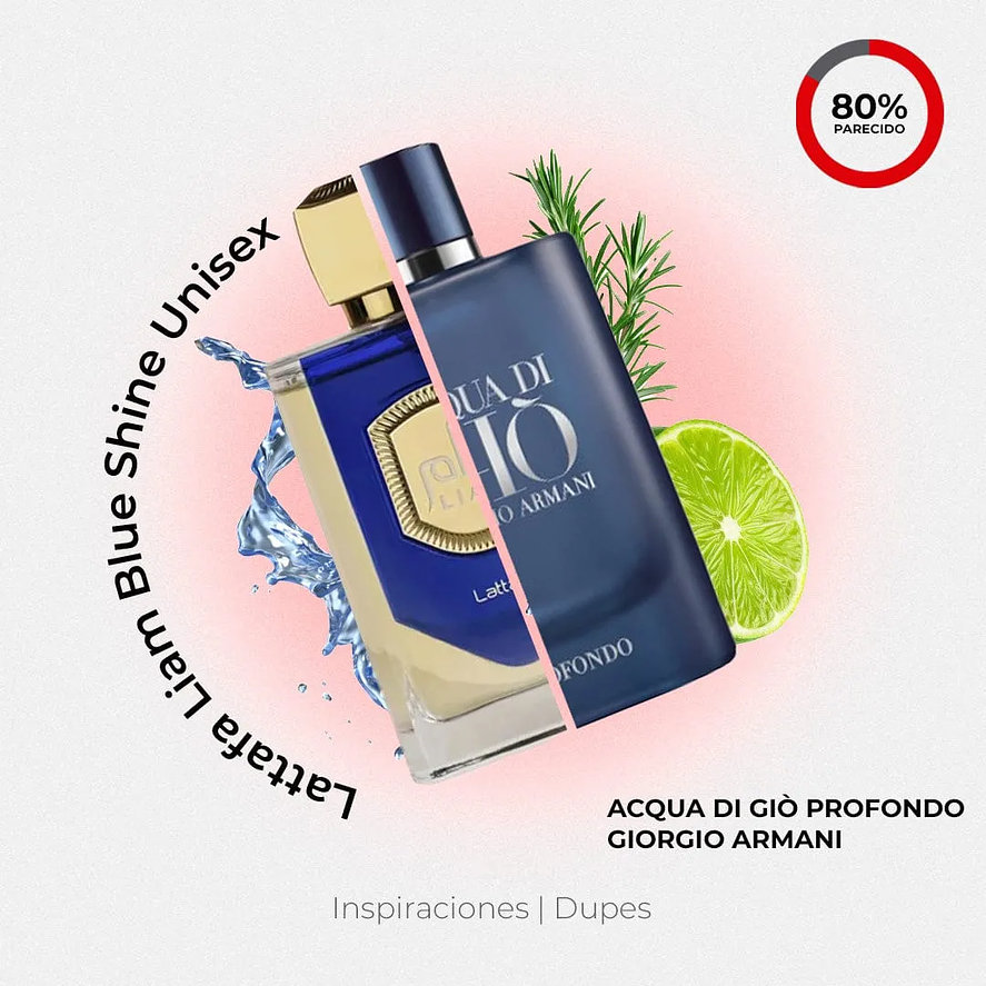 Lattafa Lian Blue Shine 100ml Hombre 4