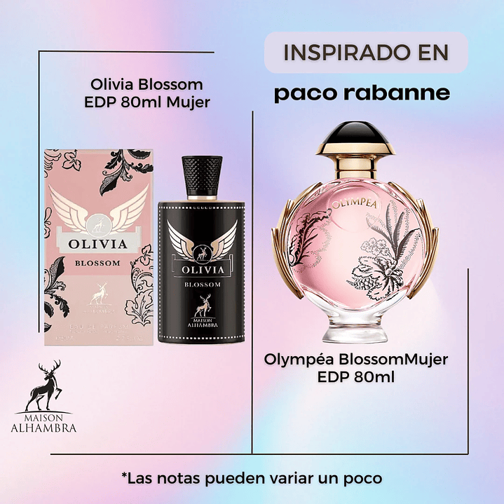 Maison Alhambra olivia Blossom 80ml Mujer 4