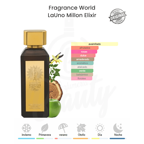 Fragrance World La Uno Million Elixir 100ml Hombre 4