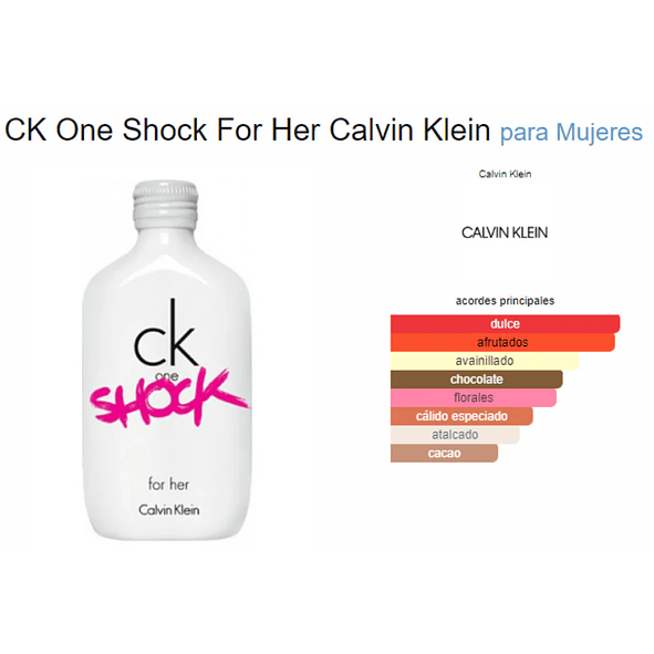 Calvin Klein Ck One Shock 100ml Mujer 3