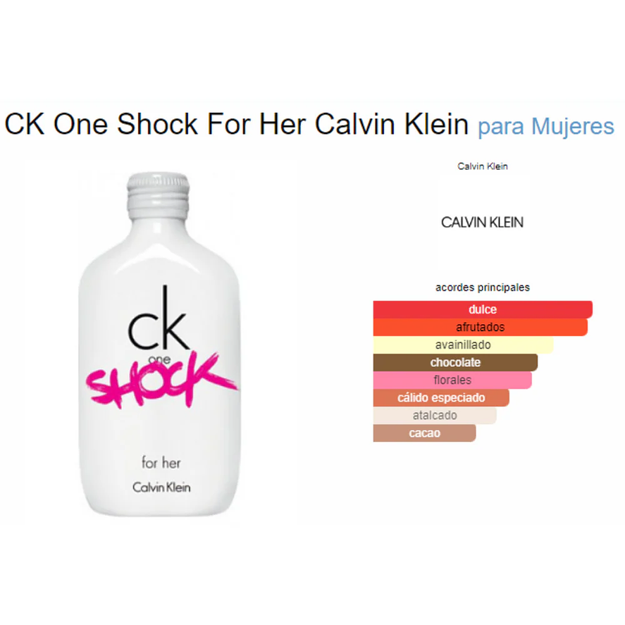 Calvin Klein Ck One Shock 100ml Mujer 3