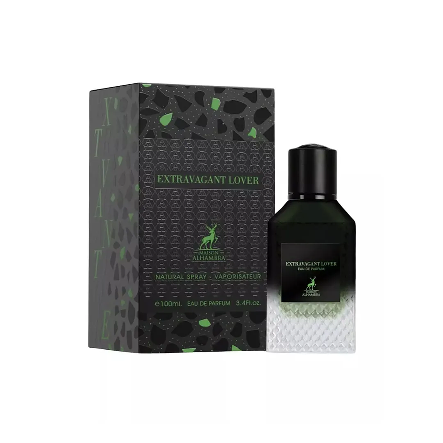 Maison Alhambra Extravagant Lover Edp 100ml Hombre (Dupe Green Stravaganza Valentino) 1