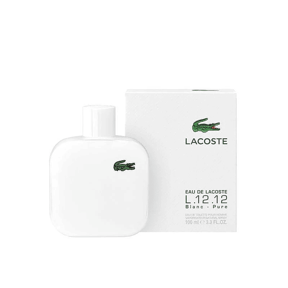 Lacoste L1212 Blanc 100ml Hombre  2