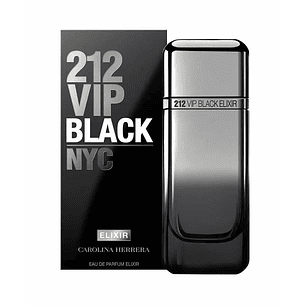 Carolina Herrera 212 Vip Black Elixir Hombre