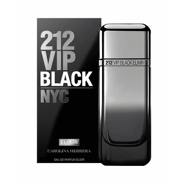Carolina Herrera 212 Vip Black Elixir Hombre 1