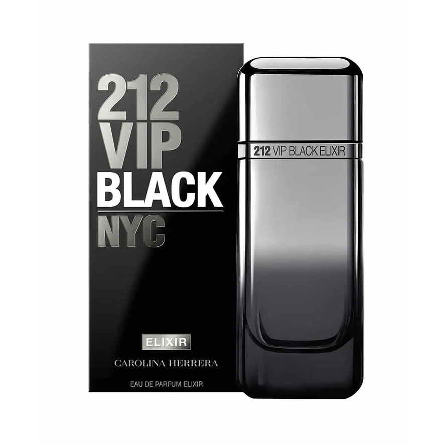 Carolina Herrera 212 Vip Black Elixir Hombre 1