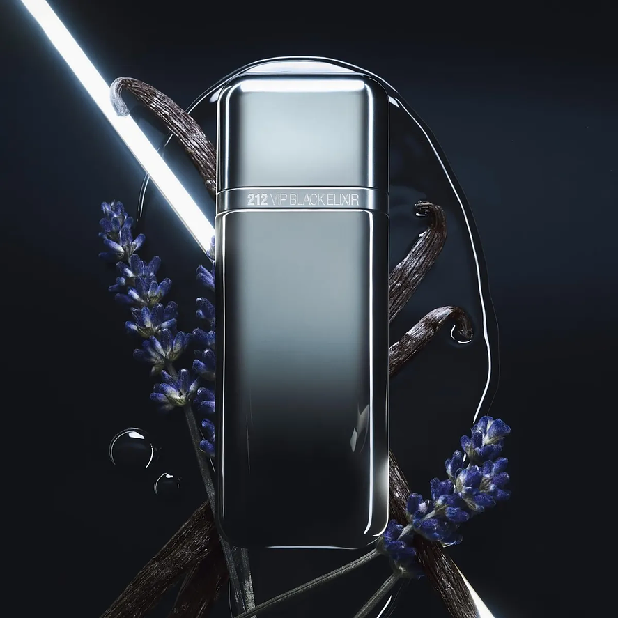 Carolina Herrera 212 Vip Black Elixir Hombre 3