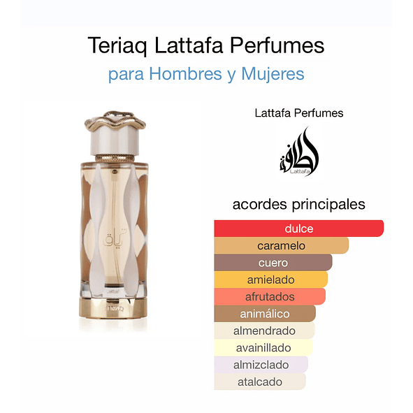Lattafa Teriaq Edp 100ml Mujer 1