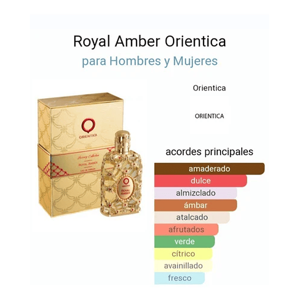 Orientica Royal Amber Edp 80ml Unisex 1