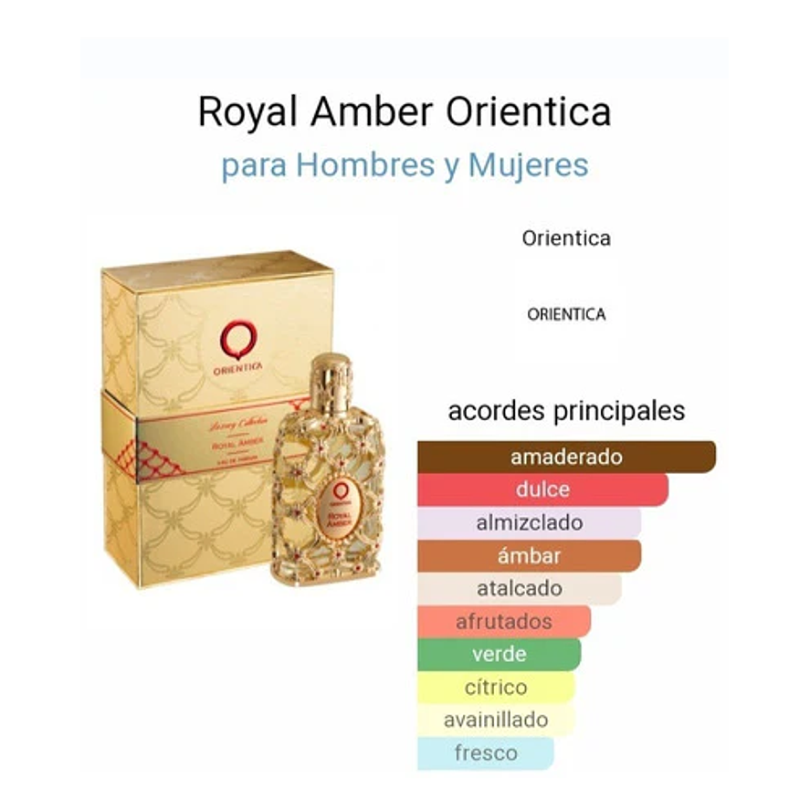 Orientica Royal Amber Edp 80ml Unisex 1