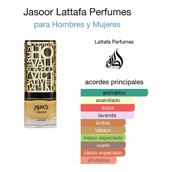 Lattafa Jasoor Edp 100ml Hombre 3