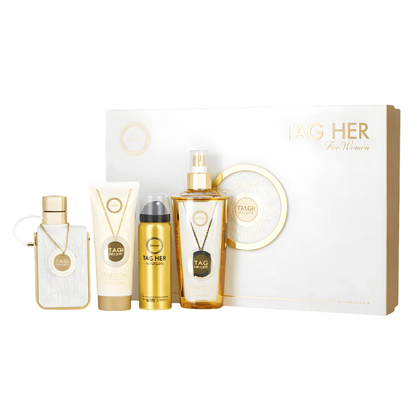 Armaf Tag Her Estuche EDP 100 ml + Locion 100 ml + Deo 50 ml + Body Mist 250 ml Mujer 1