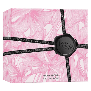 Viktor & Rolf Set Perfume FlowerBomb EDP 100ml + 1 mini 10ml + Body Lotion 200ml Mujer