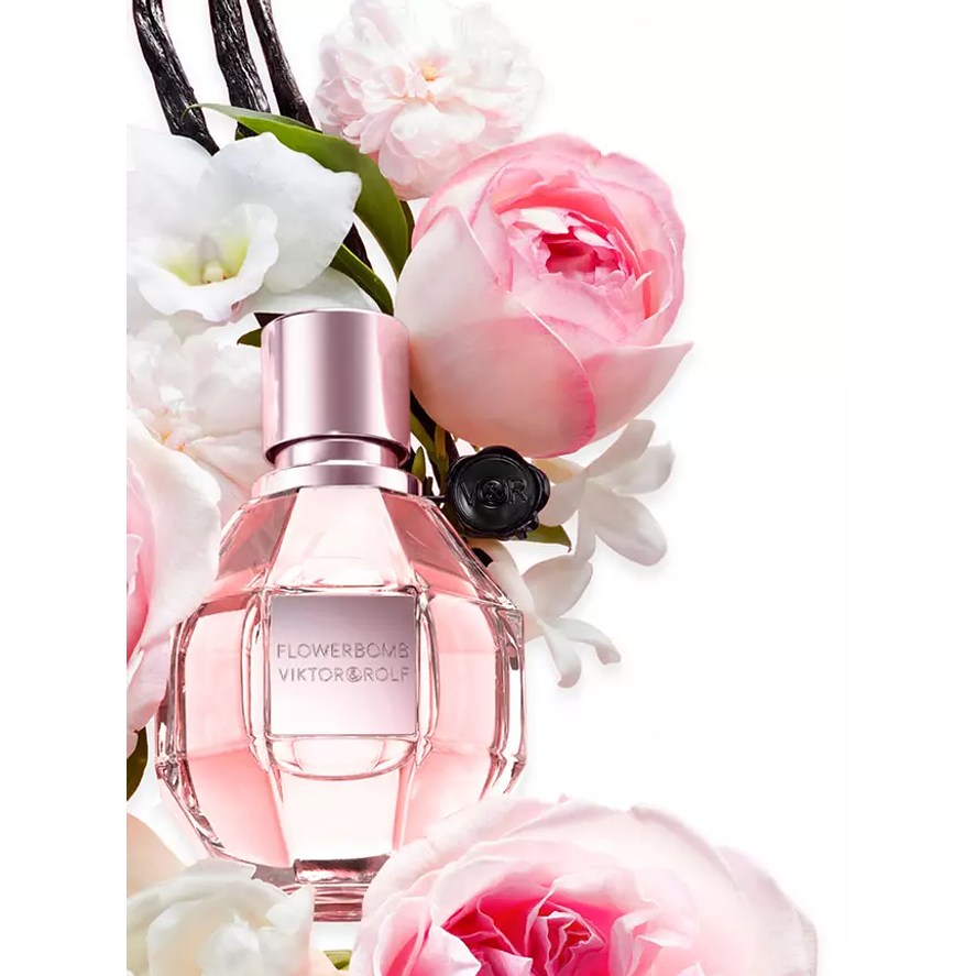 Viktor & Rolf Set Perfume FlowerBomb EDP 100ml + 1 mini 10ml + Body Lotion 200ml Mujer 4