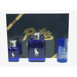SET RALPH LAUREN POLO BLUE EDT 125ML + 40ML + DEO 75ML