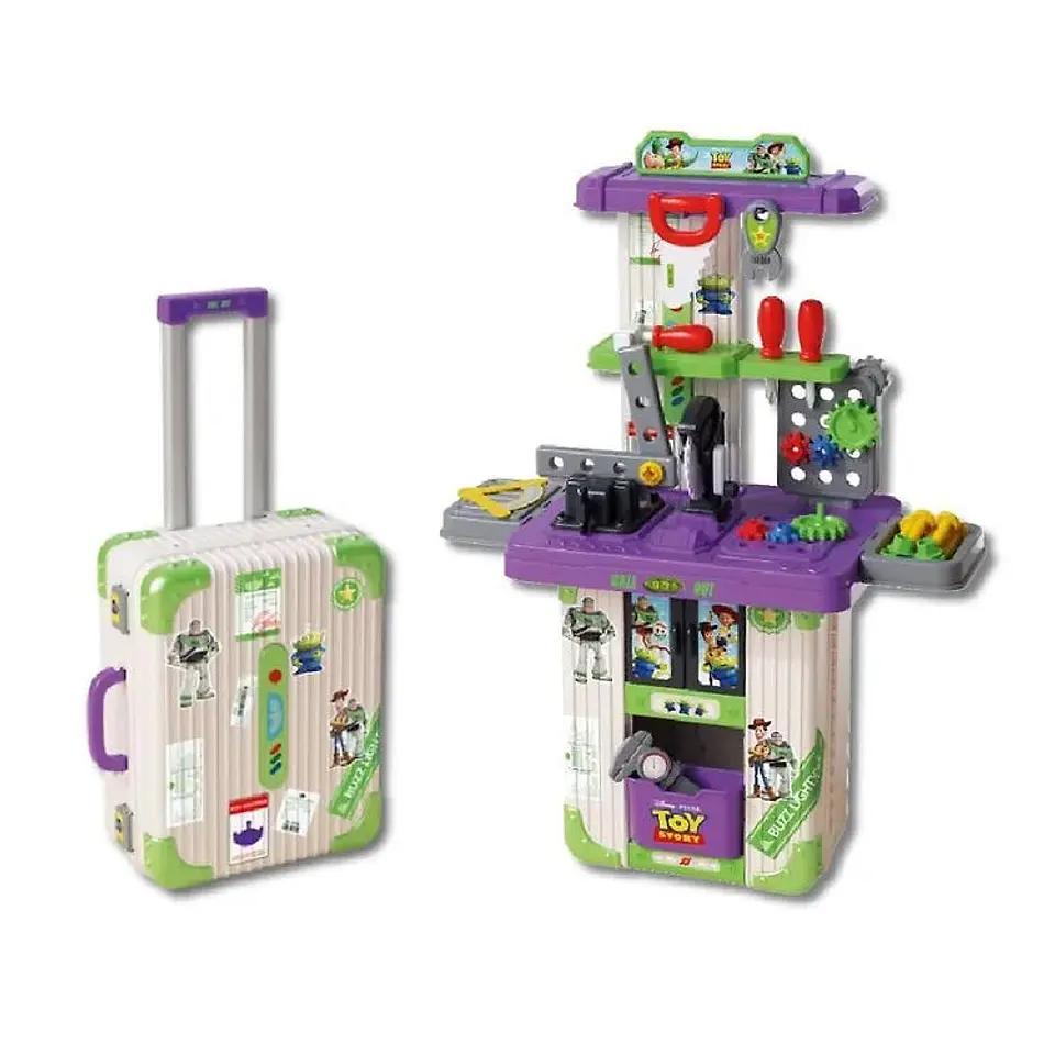 Set de Juego 2 en 1 de Toy Story de Disney: Maleta de Viaje y Caja de Herramientas 3