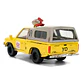 Camioneta de Pizza Planet Amarilla (Efecto Desgastado) con Techo Beige - Película 