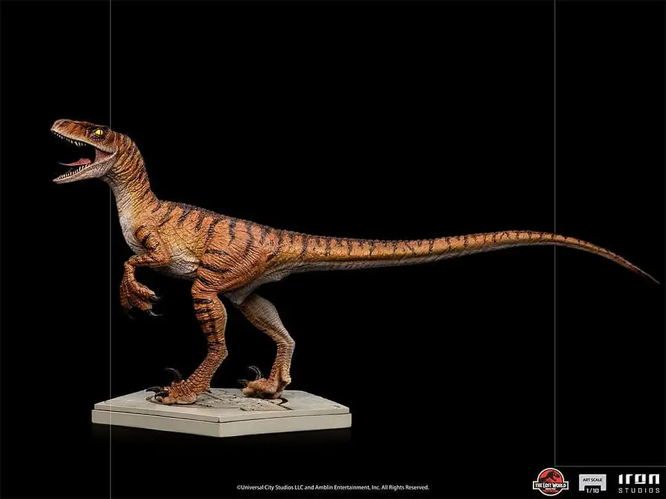 Estatua de Velociraptor a Escala 1/10 (Serie Art Scale) - El Mundo Perdido: Jurassic Park - Iron Studios 2