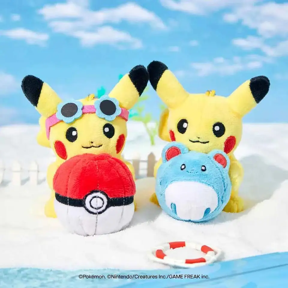 [Pokemon Collab] Pokémon Doll Keyring (4 types) 5
