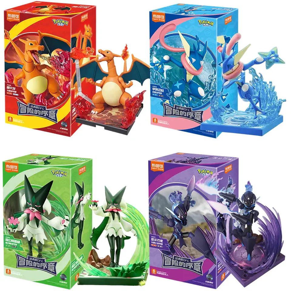 Pokemon Action Figures Charizard Greninja 3