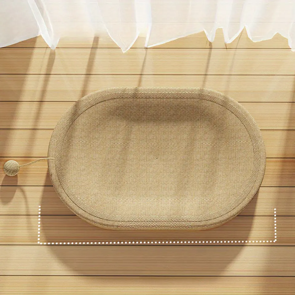 Ivory Cat Scratching Board and Bed Combo 5
