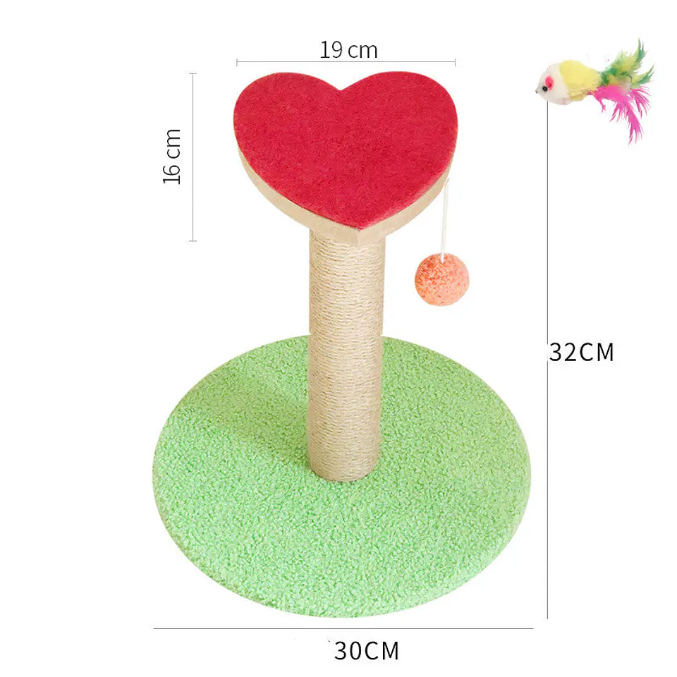 Cat Scratcher with Sisal Winding and Hemp Surface 3