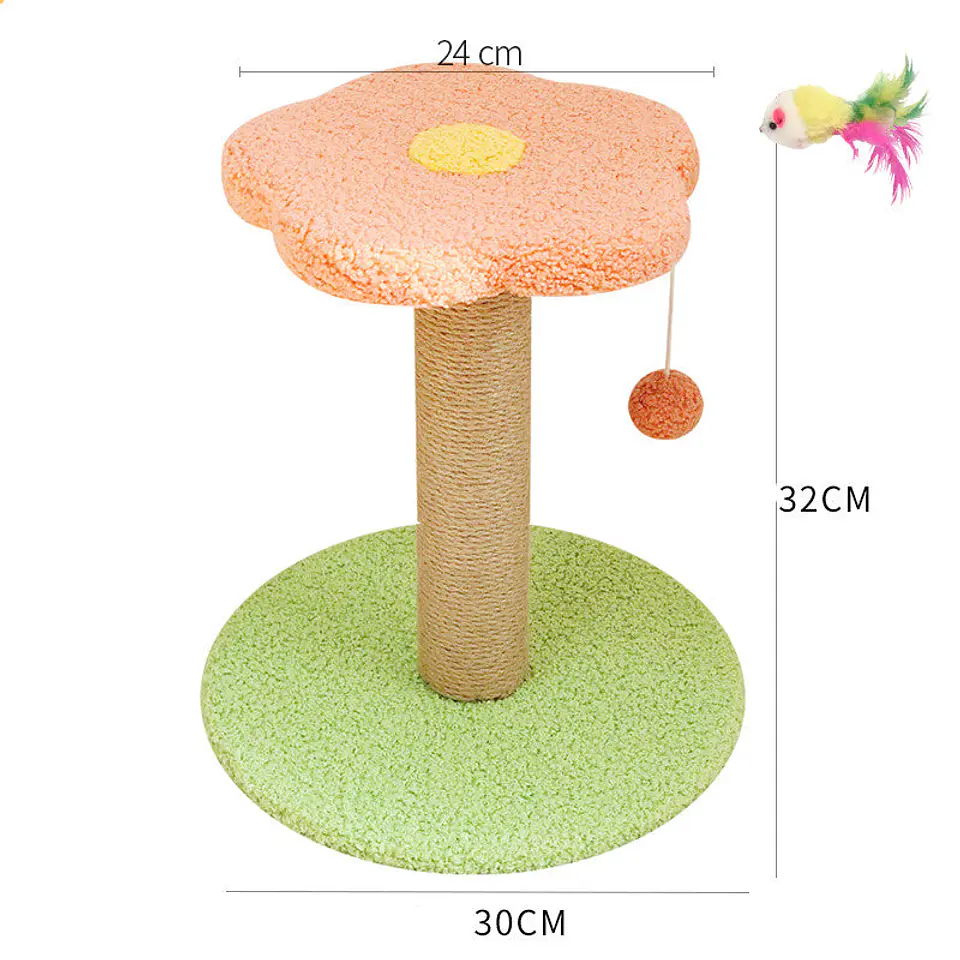 Cat Scratcher with Sisal Winding and Hemp Surface 8