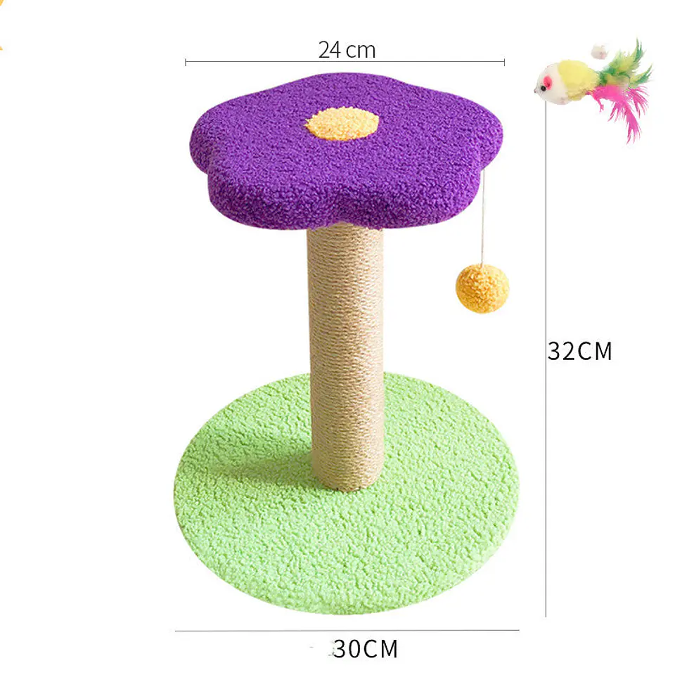 Cat Scratcher with Sisal Winding and Hemp Surface 9