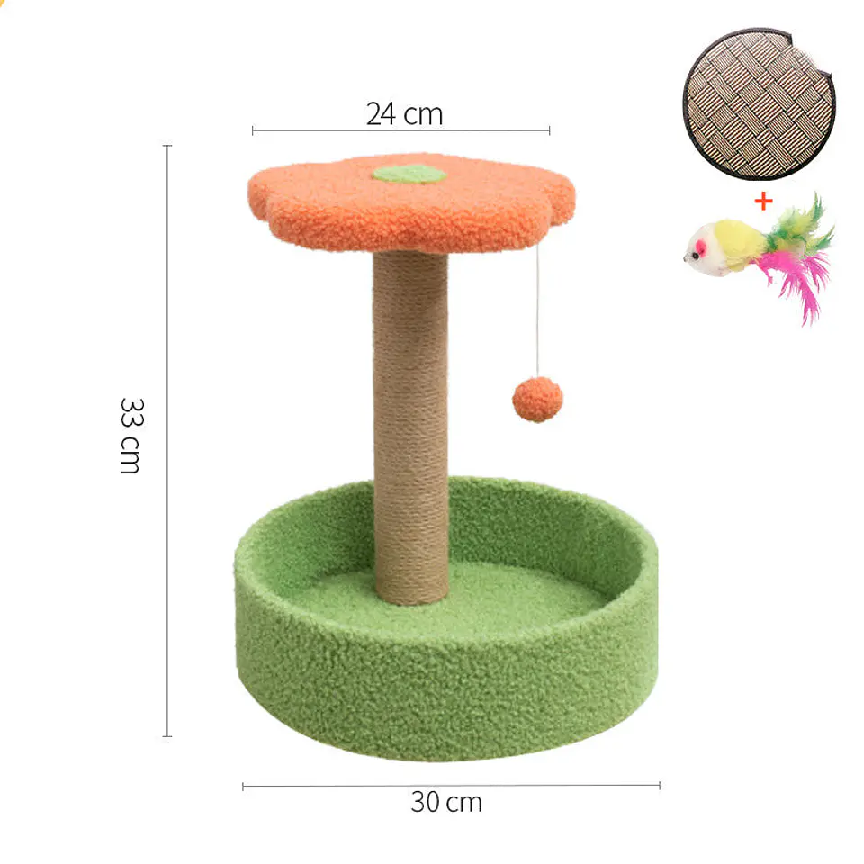 Cat Scratcher with Sisal Winding and Hemp Surface 10