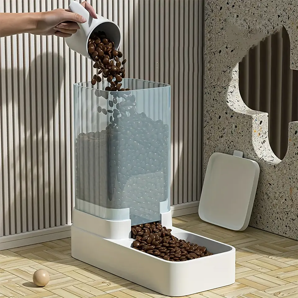 Automatic Pet Feeder & Water Dispenser for Cats & Dogs 4