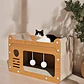2-in-1 Wall Cat Bed and Scratching Post - Miniatura 5