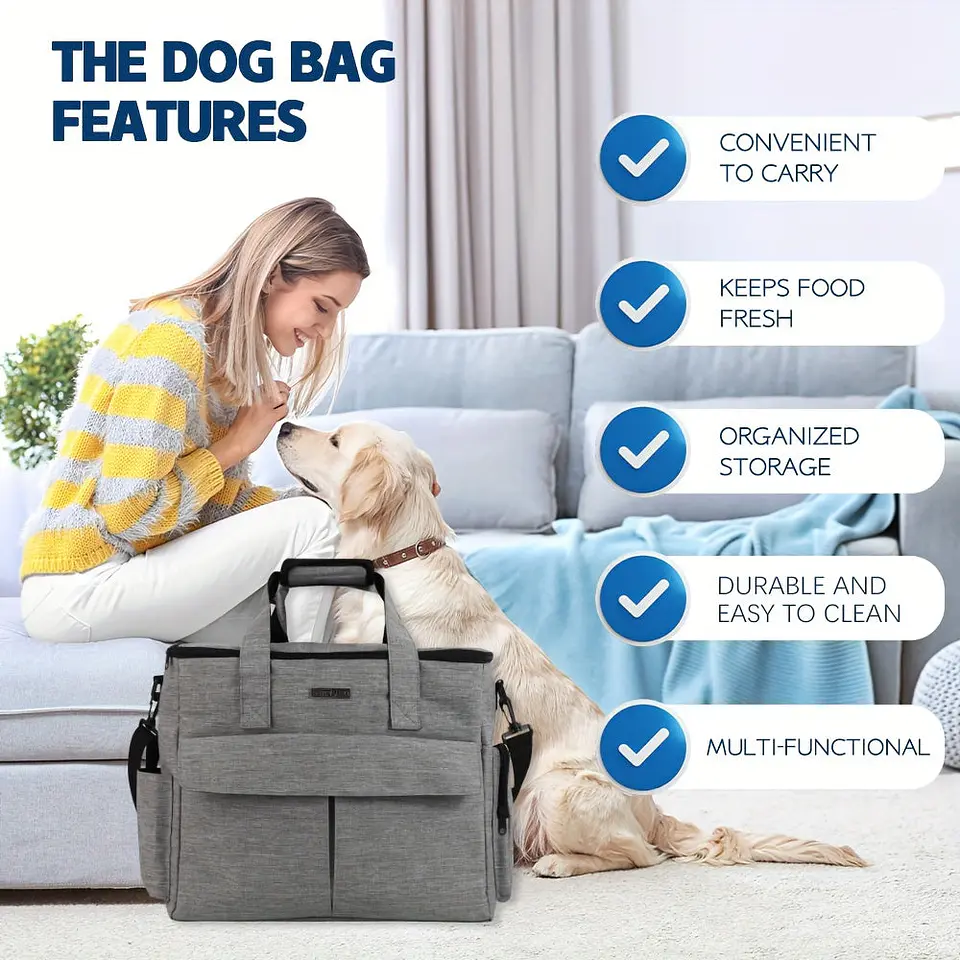 Pet Travel Bag Airline Approved with Bowls & Containers 1