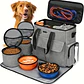 Pet Travel Bag Airline Approved with Bowls & Containers - Miniatura 3
