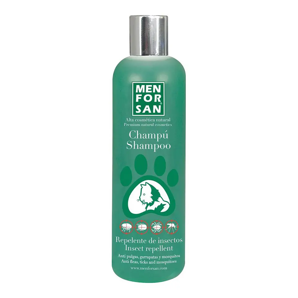 Flea shampoo Menforsan herbal 300 ml Cat Insect repellant 1
