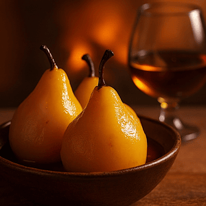 Peras al Brandy