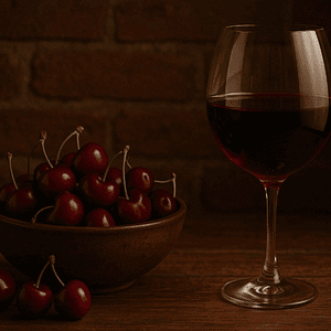 Vino Tinto con Cereza